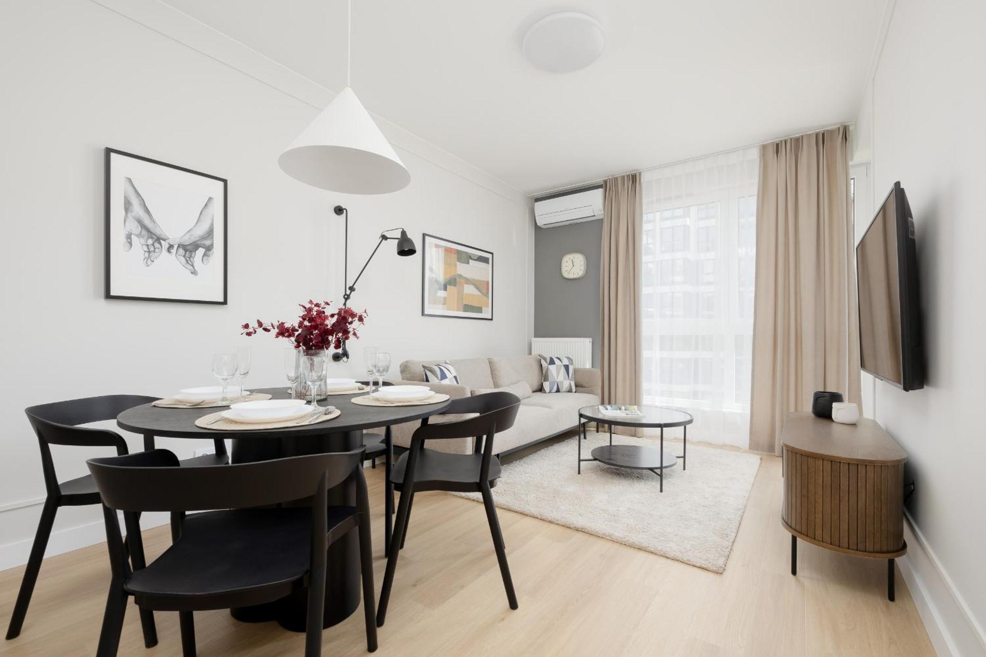 Apartament Luxurious In With Sauna And Gym By Renters Prestige *